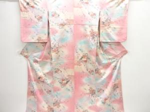 花笠模様小紋着物